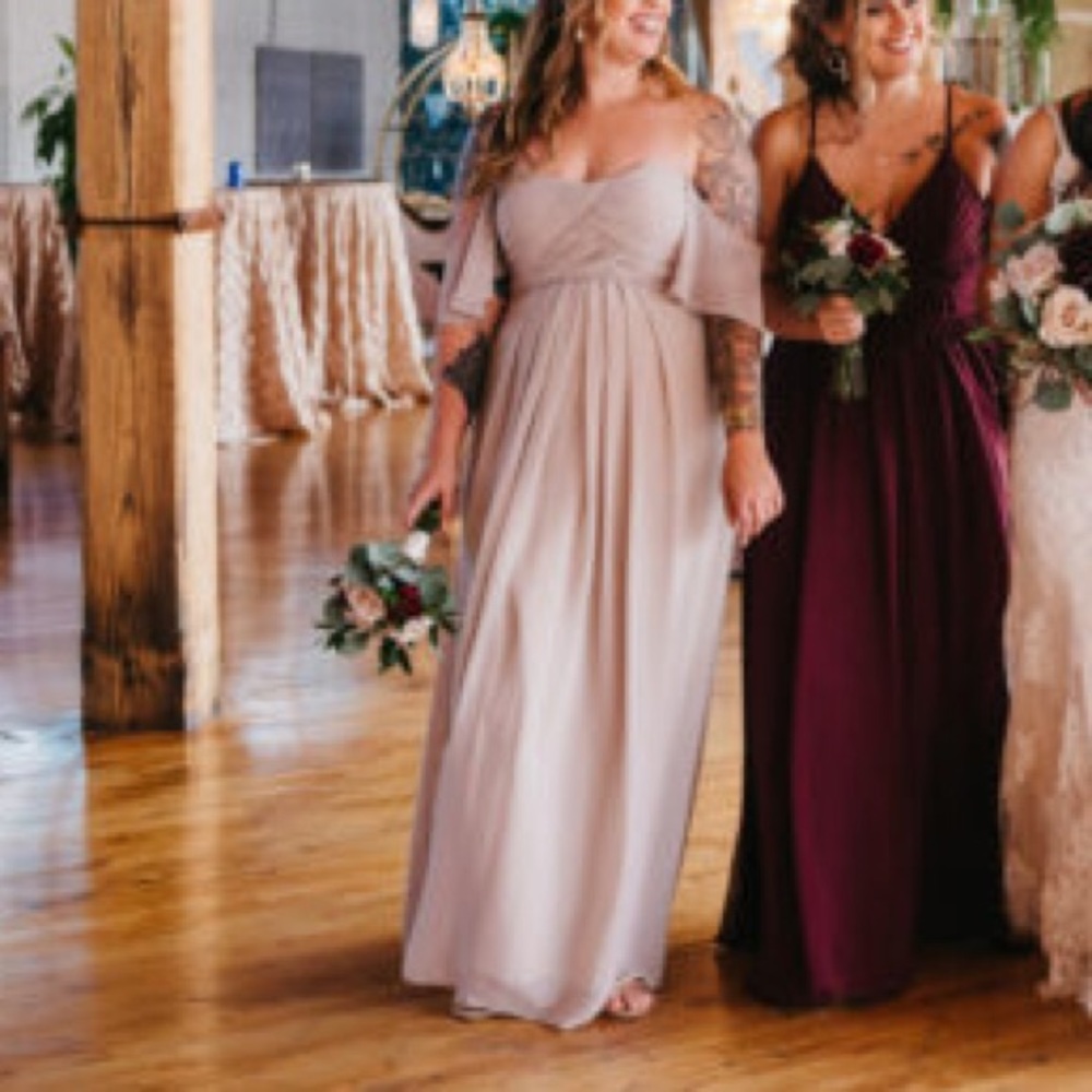 Mori Lee Long formal/bridesmaid dress